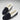Women's slippers, sheepskin, navy blue suede-1