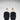 Women's slippers, sheepskin, navy blue suede-2