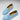 Women's Penny Driving Loafers, blue embossed suede-1