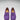 Women's Penny Driving Loafers, purple embossed suede-3