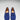 Women's Penny Loafers Leather Sole, ink blue suede-2