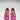 Women's Tasselled Driving Loafers, pink embossed suede-3