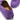 Women's Tasselled Driving Loafers, purple embossed suede-4
