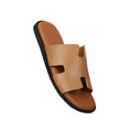 Wesley Men's H Dotted Style Leather Slipper-1