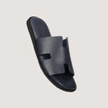 Wesley Men's H Dotted Style Leather Slipper-6
