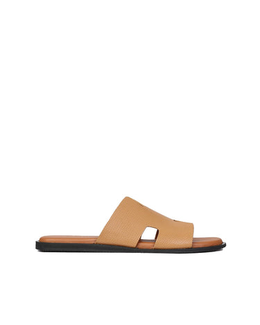 Wesley Men's H Dotted Style Leather Slipper-2