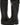 Men's Expandable Calf Rubber Boot Black Leather Boots-4