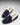 Slippers, sheepskin, navy blue suede-1