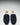 Slippers, sheepskin, navy blue suede-2
