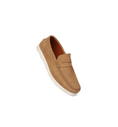 Hayden Men's Premium Camel Suede Leather Mules Camel & White-0