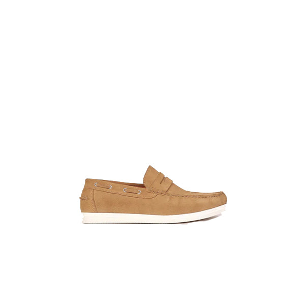 Hayden Men's Premium Camel Suede Leather Mules Camel & White-1