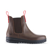 Busby Women's Winter Chelsea Boot, Brown Leather-0