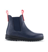 Busby Women's Winter Chelsea Boot, Navy Blue Leather-0