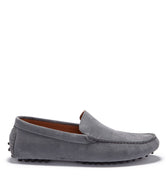 Driving Loafers, slate grey suede-0