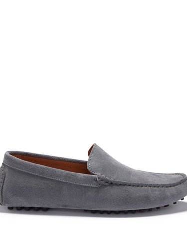 Driving Loafers, slate grey suede-0
