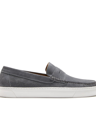 Slip-on Sneaker Loafers, slate grey suede-0