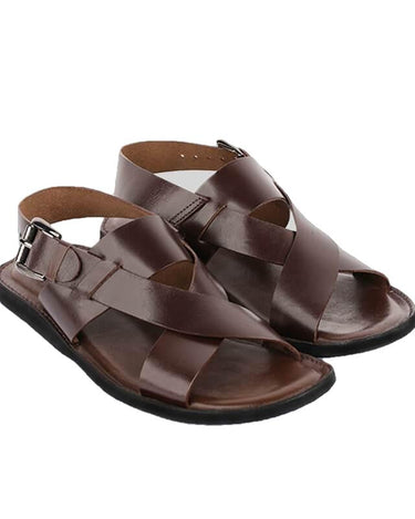 Makar Mens Cowhide Genuine Eco Leather Sandals-2