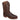 Men's 11" Western Sqaure Toe Brown Leather Boots-1