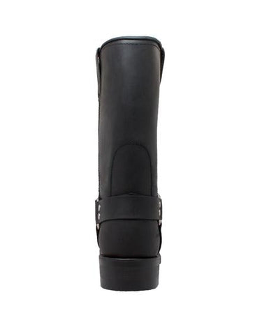 Men's 13" Harness Boot Black Leather Boots-2