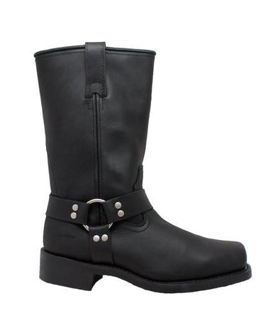 Men's 13" Harness Boot Black Leather Boots-4