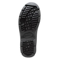 Mens Black Nylon Zipper Winter Leather Boots-1