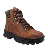 Women's 6" Work Hiker Brown Leather Boot-0