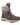 Women's Brown Microfleece Lace Winter Leather Boots-0