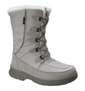 Womens Waterproof Nylon Winter Leather Boots-0
