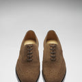 Brown Suede Brogues, Welted Leather Sole-2
