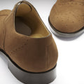 Brown Suede Brogues, Welted Leather Sole-3