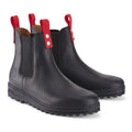 Busby Men's Winter Chelsea Boot, Black Leather-1