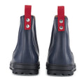 Busby Men's Winter Chelsea Boot, Navy Blue Leather-2