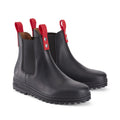 Busby Women's Winter Chelsea Boot, Black Leather-1