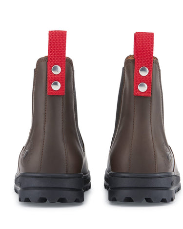 Busby Women's Winter Chelsea Boot, Brown Leather-2