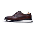 Archie - Brown Leather Sneakers-3