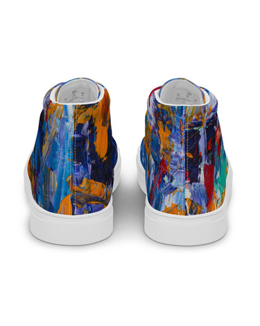Gianneli Colours Handmade Women’s High Top Canvas Shoes-1