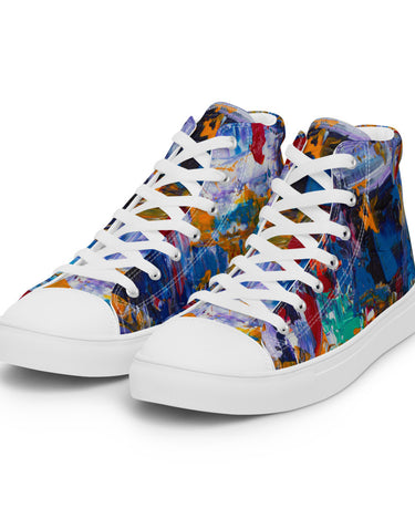Gianneli Colours Handmade Women’s High Top Canvas Shoes-3