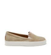 Women's Slip-On Sneakers, taupe suede-0