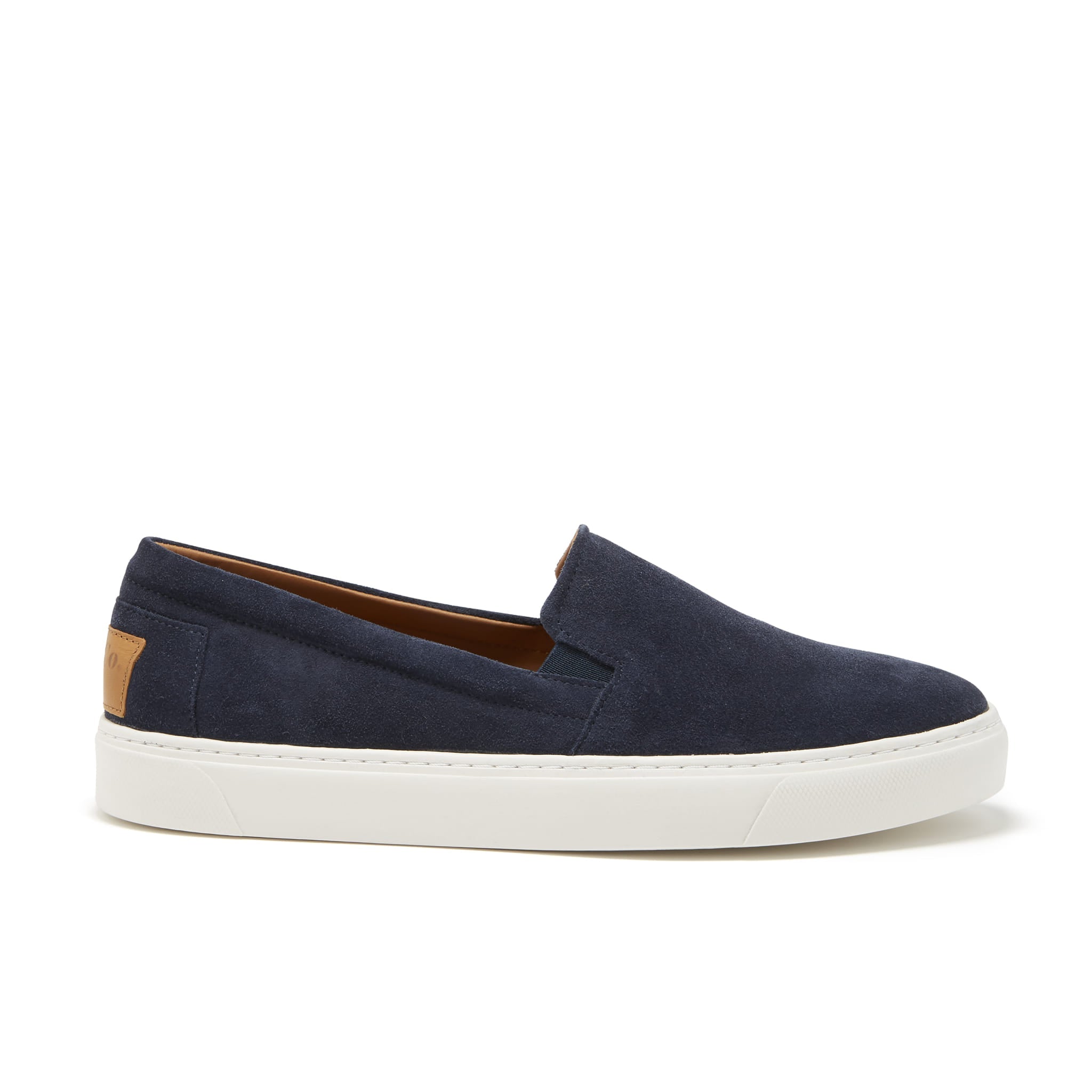 Slip-on Sneakers, navy blue suede-0