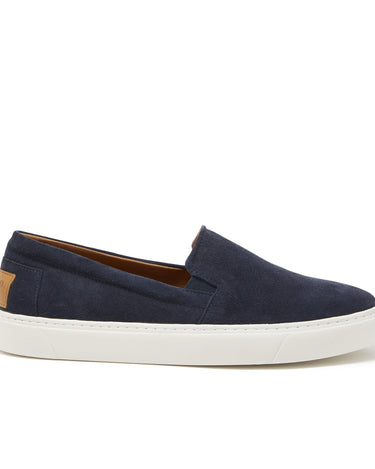 Slip-on Sneakers, navy blue suede-0