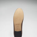 Women's Penny Loafers Leather Sole, brown leather-3