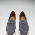 Slip-on Sneaker Loafers, slate grey suede-2