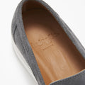 Slip-on Sneaker Loafers, slate grey suede-4