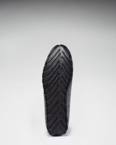 Tyre Sole Laced Driving Loafers, slate grey suede-1