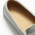 Penny Driving Loafers, dove grey suede-4