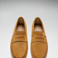 Penny Driving Loafers, tobacco suede-2