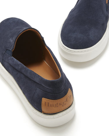 Slip-on Sneakers, navy blue suede-3