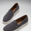 Slip-on Sneakers, slate grey suede-1