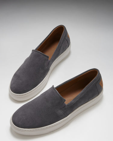 Slip-on Sneakers, slate grey suede-1