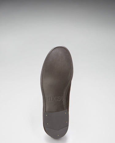 Brown Suede Tasselled Brogues, Welted Leather Sole-3
